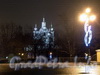 Вид на Смольный собор от Площади Пролетарской Диктатуры. Декабрь 2008 г.
