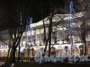 пл. Островского, д. 1-3. Здание Государственной Публичной библиотеки в вечернем освещении. Фото кон. декабря 2013 г.
