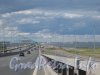 КАД. Перспектива от Краснофлотского шоссе в сторону г. Кронштадта. Фото 26 июня 2012 г.