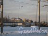 Шушары. Ж/д станция. Вид в сторону старых домов в начале Пушкинской ул. Фото 21 декабря 2012 г.