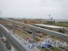 КАД в роайоне пересечения с Краснофлотским шоссе. Вид на строящуюся развязку. Фото 18 июля 2013 г.
