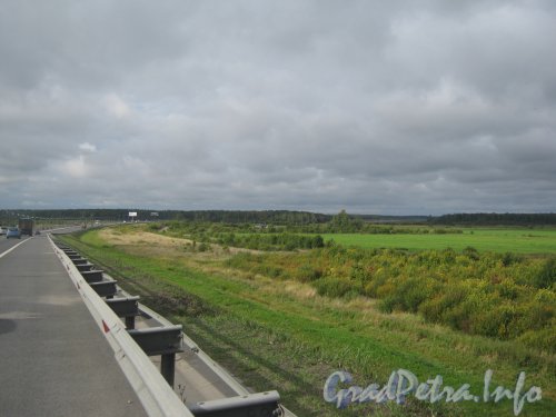 КАД. Вид в сторону аэродрома в районе 4 км Горского шоссе. Фото сентябрь 2012 г.
