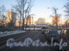 Выезд с Соломахинского проезда  на пр. Стачек. Фото январь 2012 г.