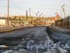 Перспектива Кудровского проезда в сторону Ленинградской области и поселка Кудрово. Фото 24 марта 2013 г.