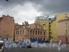 проспект Добролюбова, дом 12. Начало работ по сносу здания. Фото июль 2004 года