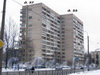 Среднеохтинский пр., д.д. 55-57. Вид на дома из сада Нева. Февраль 2009 г.
