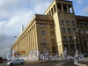 Малоохтинский проспект, д. 80. Общий вид здания с набережной. Август 2008 г.