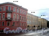 Дома 14/119, 14 (правая часть) и 16 по проспекту Римского-Корсакова. Фото август 2009 г.