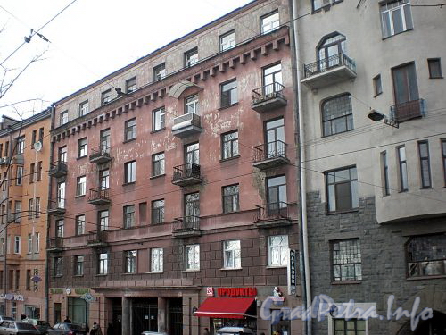 Кронверкский пр., д. 25. Фасад здания. Фото март 2010 г.
