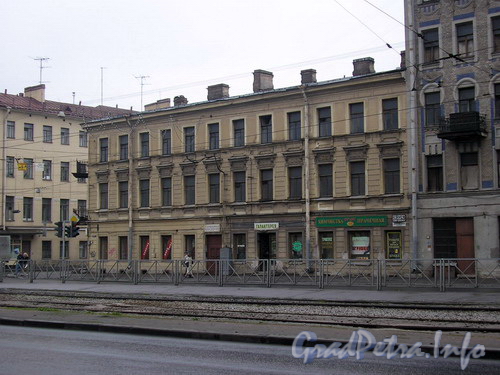 Лиговский д. 253/ Расстанная д. 6, фасад здания. Вид с Лиговского пр. Фото 2005 г.