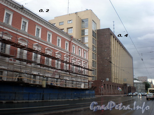 Литейный пр., д.д. 2-4, общий вид зданий. Фото 2008 г.