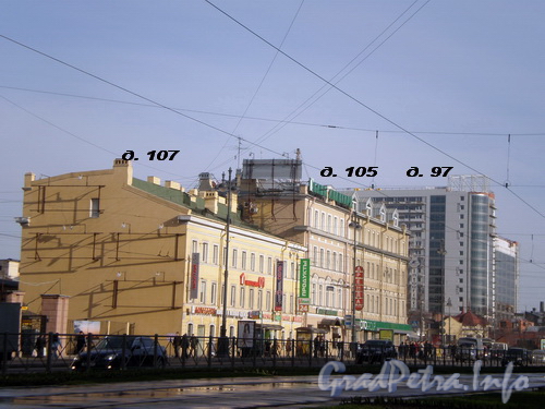 Московский пр., д.д. 97-107, общий вид зданий. Фото 2008 г.