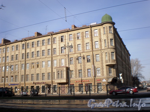 Московский пр., д. 125 / ул. Глеба Успенского, д. 2, общий вид здания. Фото 2008 г.