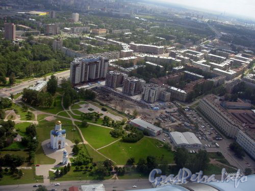 Так выглядел этот район до строительства делового комплекса «Санкт-Петербург Плаза». Фото 2007 года