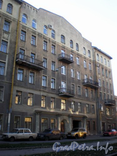 Малодетскосельский пр., д. 38. Общий вид здания. Ноябрь 2008 г.