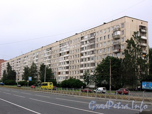 Пр. Луначарского, д. 62, к. 1. Фасад жилого дома. Фото июнь 2009 г.