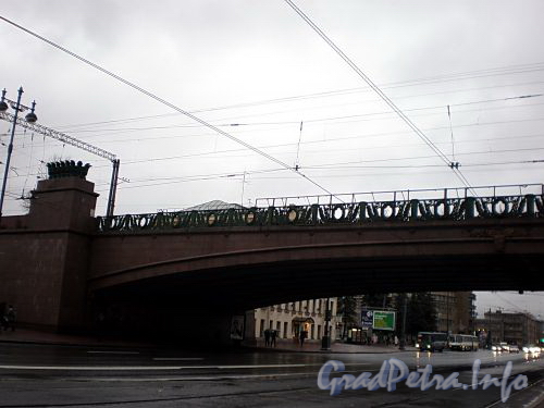 Мост окружной железной дороги над Московским проспектом. Фото октябрь 2008 г.