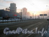 Туман на Ленинском проспекте. Вид на ТЦ «Фиолент». Фото 13 марта 2010 г.
