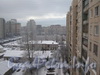Вид из окна дома 54 по проспекту Ударников в сторону проспекта Наставников. Фото 23 декабря 2011 г.