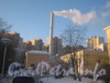 Пр. Стачек, дом 170. Котельная и хозяйственные постройки. На заднем плане возвышается дом 114 по Ленинскому пр. Фото январь 2012 г.