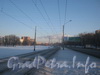 Перспектива пр. Стачек в сторону ул. Маршала Казакова от пешеходного перехода через пр. Стачек в районе 140 дома. Фото январь 2012 г.