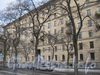 Пр. Стачек, дом 67, корп. 5. Общий вид со стороны трамвайной остановки напротив дома 7 по Кронштадтской ул. Фото март 2012 г.