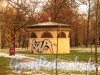 Пр. Елизарова, дом 28, корп. 2. Газораспределительная станция, находящаяся в Палевском саду. Фото октябрь 2012 г.