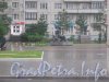 Пр. Энгельса, дом 150, корпус 1 и памятник Д.Д. Шостаковичу перед ним. Вид с пр. Энгельса. Фото 25 июня 2012 г.