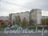 Проспект Маршала Жукова, дом 18. Вид с путепровода пр. Маршала Жукова. Фото 19 октября 2012 г.