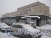 Загородный пр., дом 52, литера Б. Вид со стороны Витебского вокзала. Фото 11 декабря 2012 г.