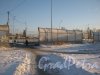 Шушары. Вид с Пушкинской ул. в сторону ограждения Витебского пр. Фото 21 декабря 2012 г.