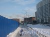 Проспект Героев. Перспектива пешеходной части от улицы Маршала Захарова в сторону Ленинского проспекта. Фото 28 января 2013 г.