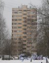 Пр. Луначарского, дом 108, корпус 2. Вид о стороны дома 4 корпус 1 по ул. Черкасова. Фото 30 января 2013 г.