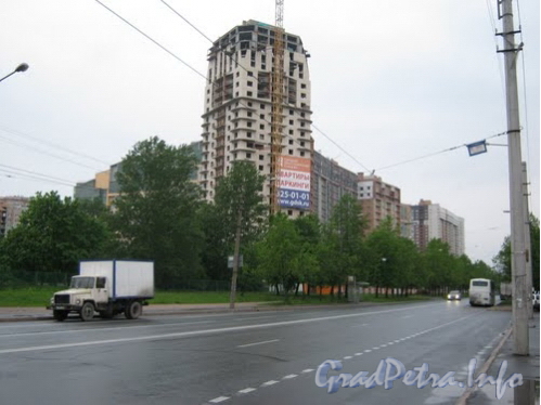 Строительство корпуса 3 жилого комплекса «Антей». Фото 2011 г.