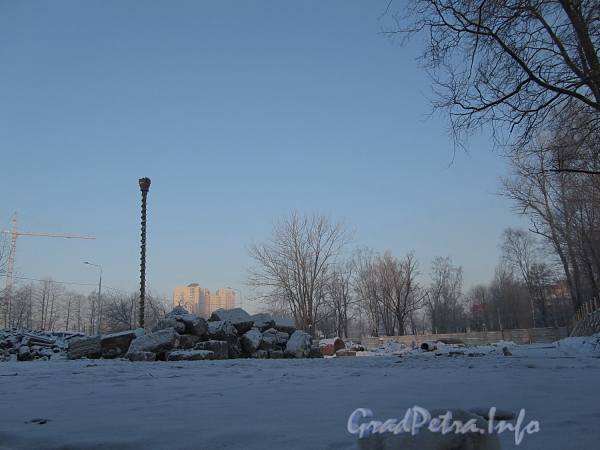 Костромской пр., д. 14, корп. 2. Участок после демонтажа здания. Фото февраль 2012 г.