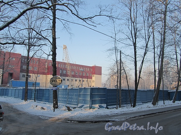 Костромской пр., д. 10. Участок после демонтажа построек. Фото февраль 2012 г.