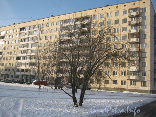 Ириновский пр., дом 35. Общий вид дома со стороны двора и ул. Лазо. Фото февраль 2012 г.