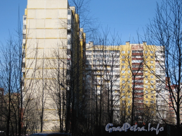 Ленинский пр., дом 79, корп. 2. Общий вид жилого дома со двора. Фото март 2012 г.