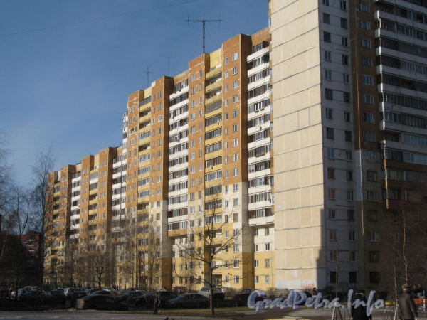 Ленинский пр.,75 корпус 2. Левое крыло здания. Фото март 2012 г. со стороны дома 30 по ул. Маршала Захарова.