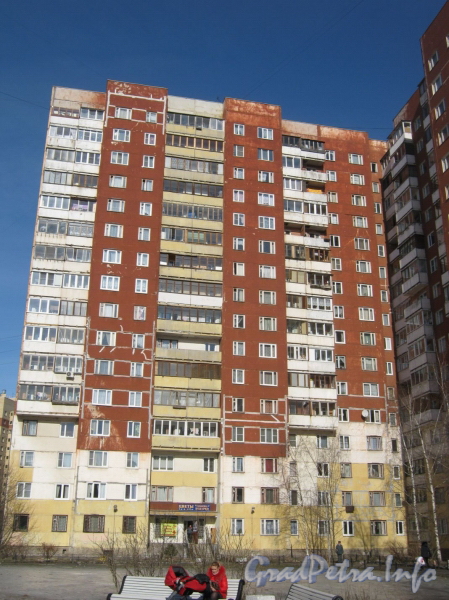 Ленинский пр., дом 79 корпус 1. Угол со стороны дома 79 корпус 2. Фото март 2012 г.