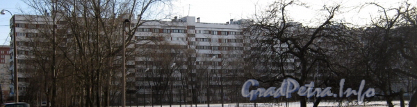 Пр. Ветеранов, дом 99. Общий вид с ул. Бурцева. Фото март 2012 г.