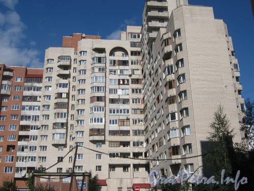 Ленинский пр., дом 95 корпус 1. Общий вид со стороны двора. Фото 28 августа 2012 г.