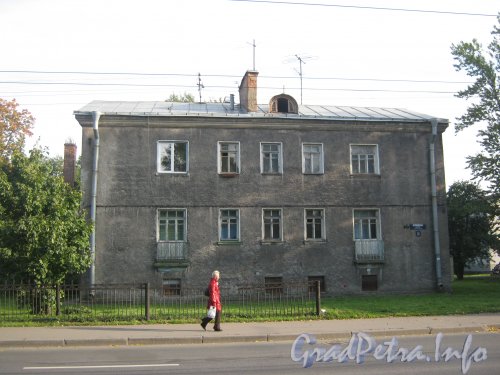 Волковский пр., дом 22. Фасад здания. Фото 18 сентября 2012 г.