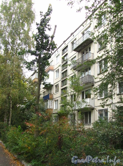 Пр. Маршала Жукова, дом 72, корп. 5. Фрагмент фасада со стороны дома 72, корпуса 4. Фото сентябрь 2012 г.