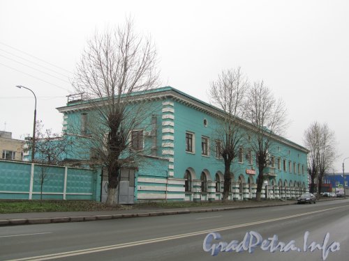 улица Кондратенко, дом 3, литера А. Фасад здания со стороны Люботинского проспекта. Фото 25 ноября 2012 г.