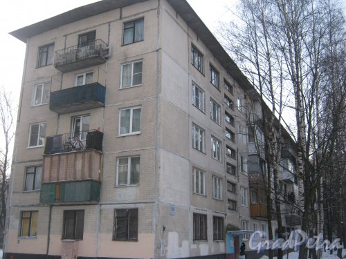 Гражданский пр., дом 116, корпус 3. Общий вид со стороны дома 116 корпус 5. Фото 24 января 2013 г.