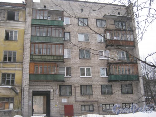 Тихорецкий пр., дом 7, корпус 2. Общий вид со стороны дома 5 корпус 2. Фото 8 февраля 2013 г.