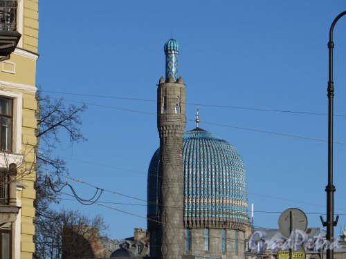 Кронверкский пр., дом 7. Соборная мечеть. Фото 28 апреля 2013 г.