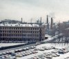 Финляндский пр., д. 1. общий вид здания из окон гостиницы «Ленинград». Фото апрель 1976 г.