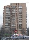 Ленинский пр., дом 129. Общий вид со стороны дома 127. Фото 12 января 2014 г.